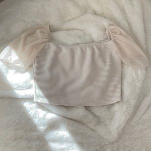 Pretty little thing white crop top FINAL PRICE